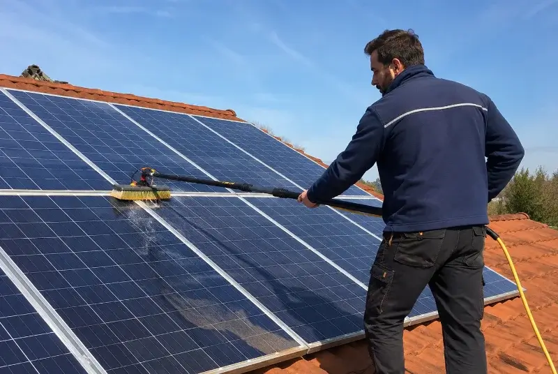 Nettoyage et entretien de panneaux solaires à Parnay
